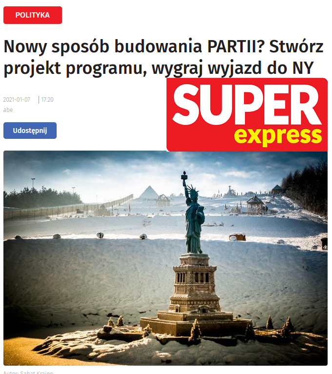 Kolejny artykuł na temat Antypartii w mediach ogólnopolskich