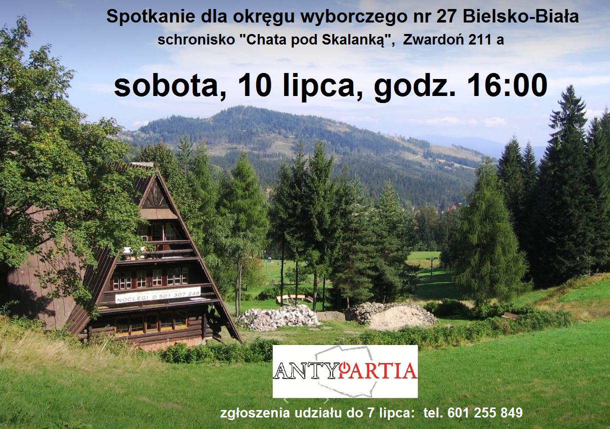 Spotkanie Antypartii w okręgu nr 27 – Bielsko-Biała – 10 lipca