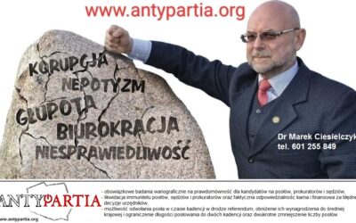 Władzę Oddaj Narodowi ! Antypartia zmieni polską rzeczywistość – telewizyjny wywiad z jej Przewodniczącym dr. Markiem Ciesielczykiem