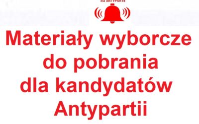 Materiały wyborcze ANTYPARTII do pobrania