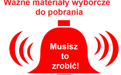Ważne dokumenty wyborcze do pobrania – musisz to zrobić !
