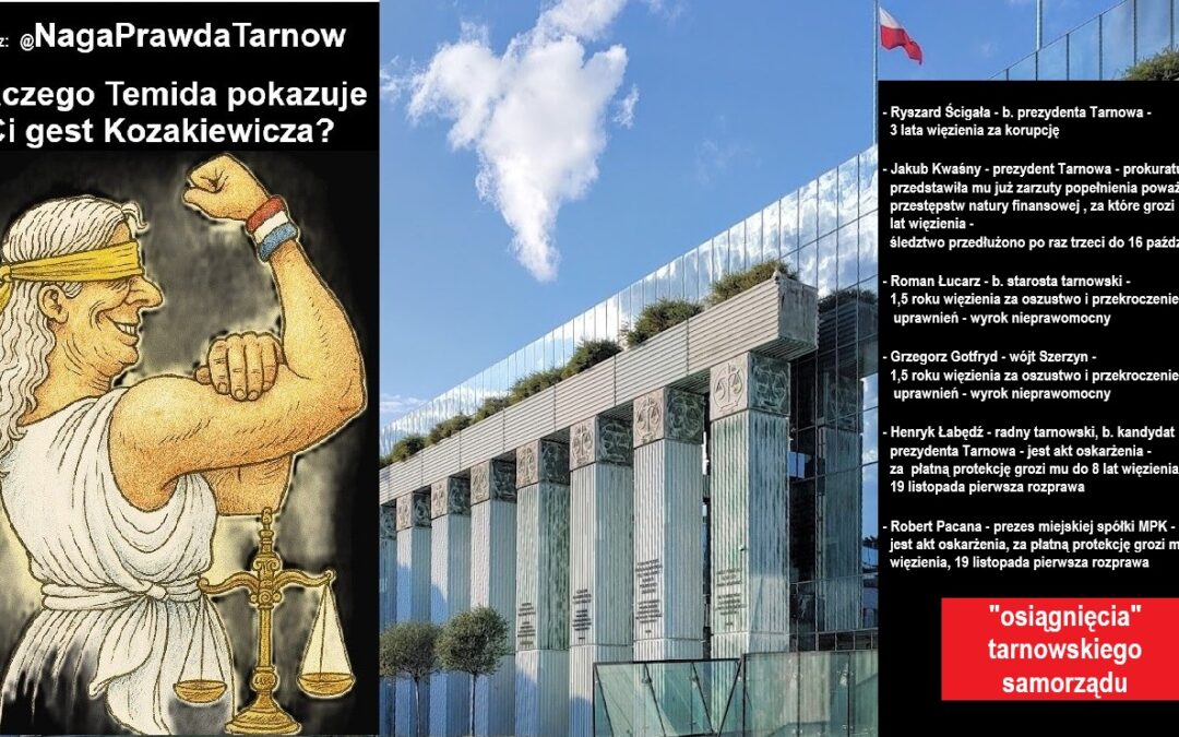 Dlaczego Temida pokazuje Ci gest Kozakiewicza?